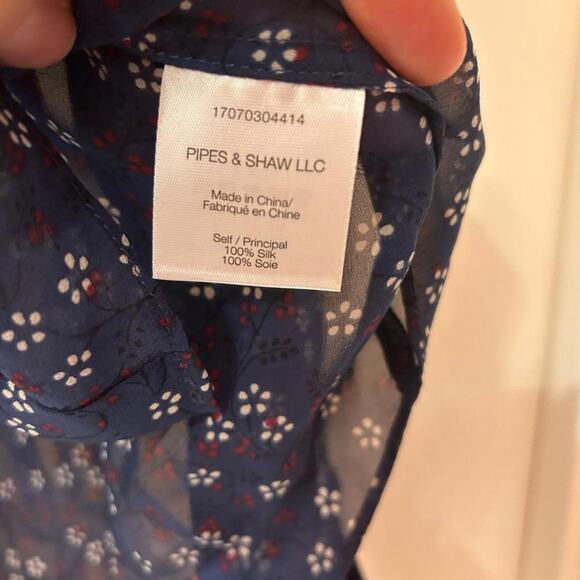 NWT veronica beard finley floral blouse - Picture 8 of 8